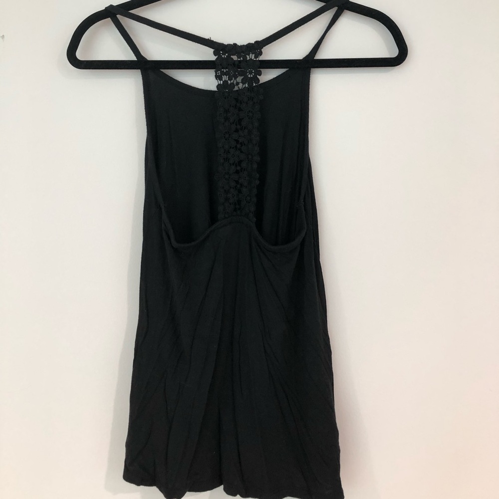 Black tank top